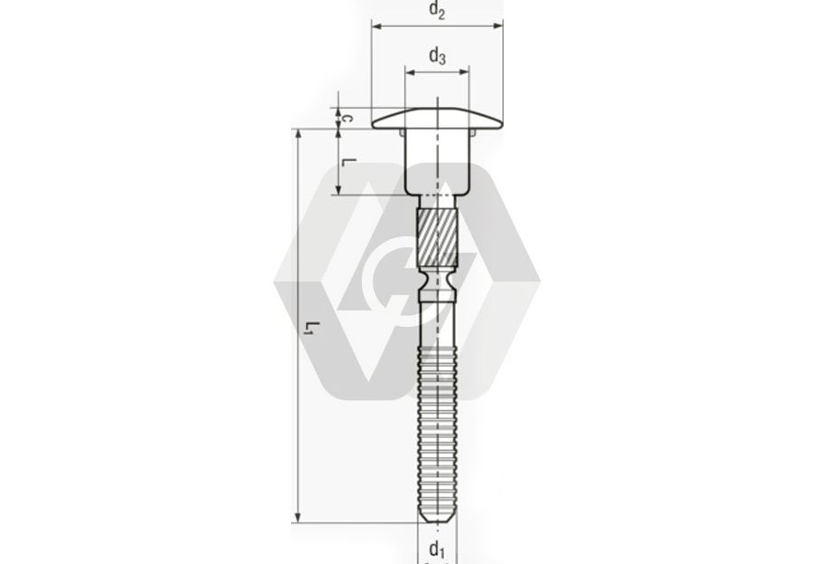 HLPP-R12-10PL Hucktainer鐵鍍鋅密封環(huán)槽鉚釘